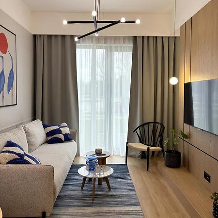 Lägenhet Premium Nad Jeziorem, Przy Samej Plazy Miejskiej *